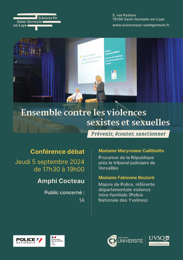 Conférence : 2024 - Ensemble contre les violences sexistes - Maryvonne Caillibotte