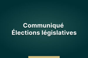 Communiqué de presse
