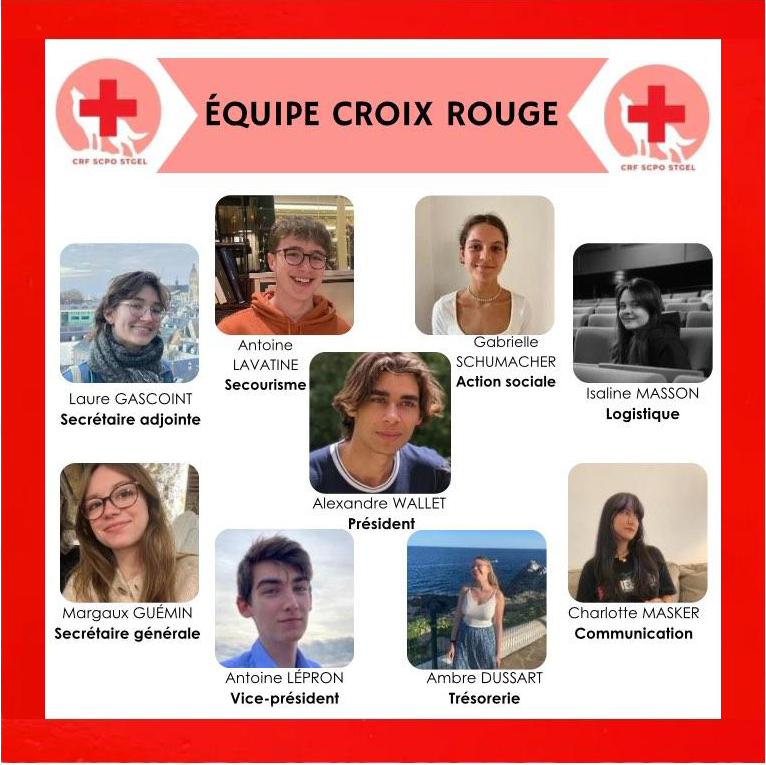 Équipe de l'association Croix Rouge