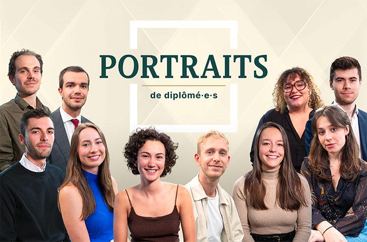 Portraits des diplomé·e·s