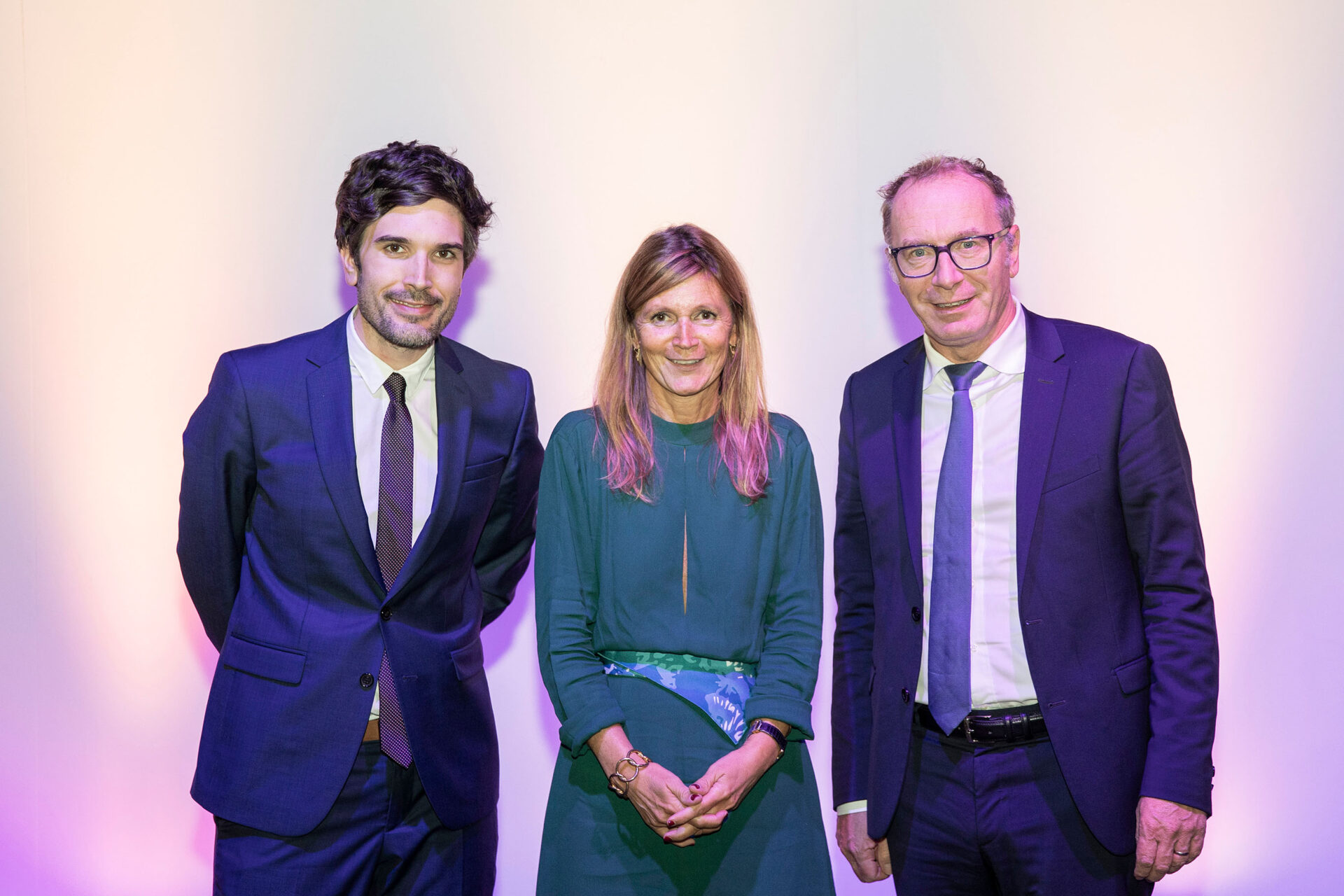 Étienne Peyrat, Céline Braconnier et Éric Darras